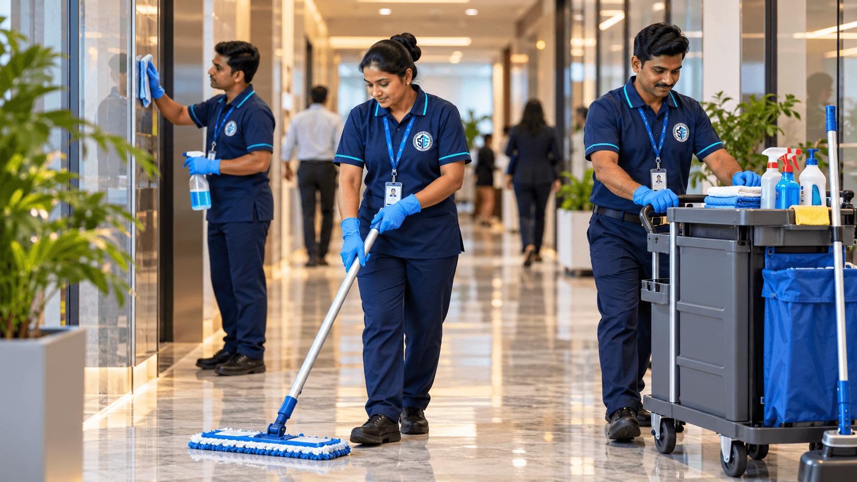 SIF team in a professional facility environment